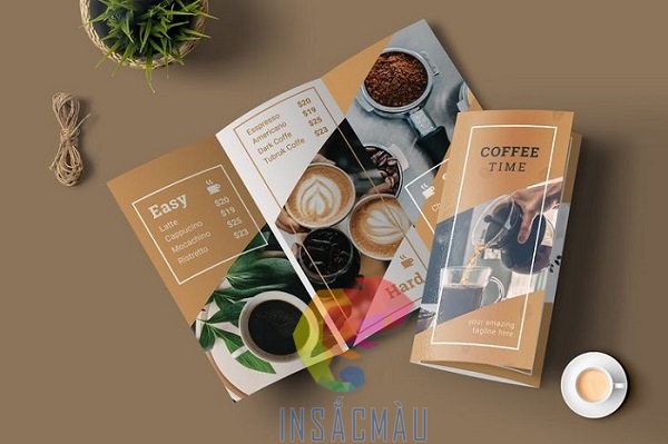 Mẫu tờ rơi cà phê đẹp, sang trọng