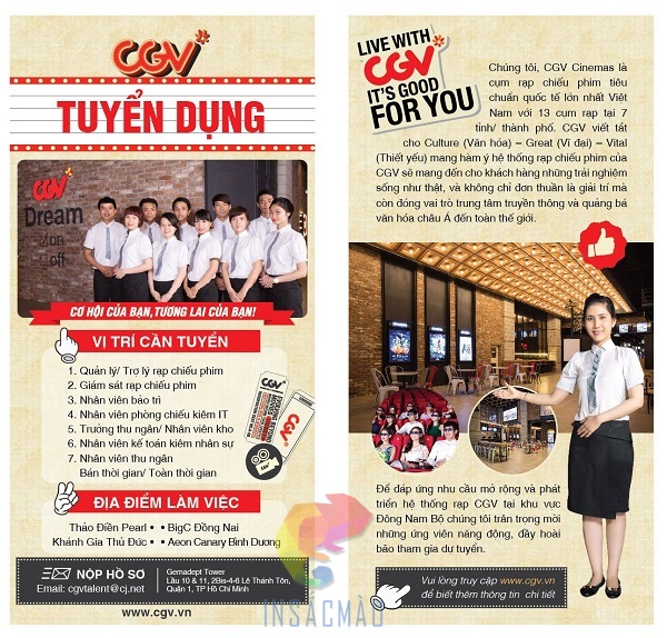 Mẫu tờ rơi tuyển dụng giá rẻ, đẹp