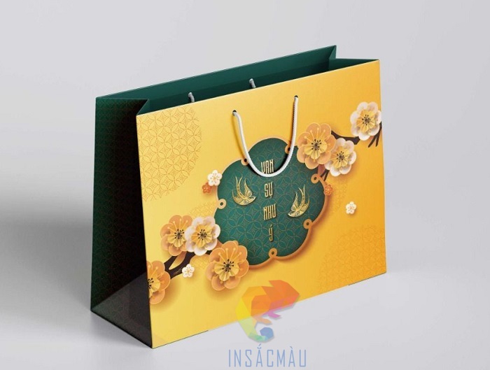 Công nghệ in túi giấy đựng quà Tết
