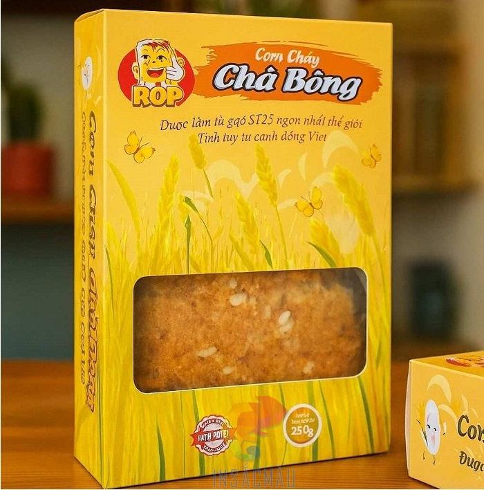 Hộp Giấy Đựng Cơm Cháy 16 Hộp Giấy Đựng Cơm Cháy