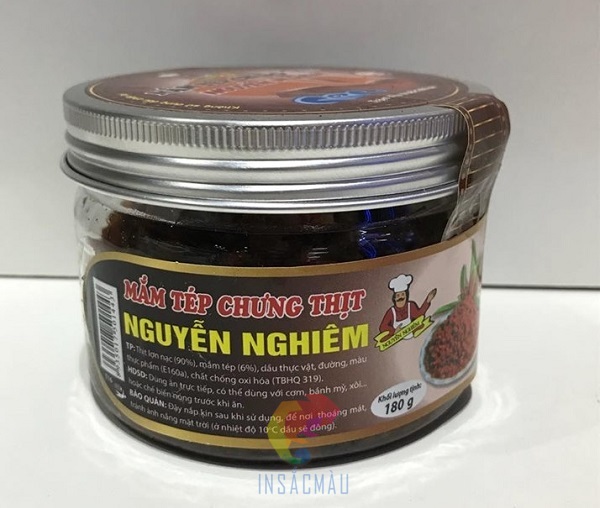 Quy trình in tem nhãn mắm tép tại công ty In Sắc Màu