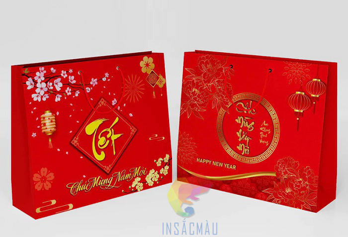Túi đựng quà Tết được làm từ những loại giấy nào?
