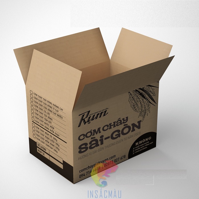 Hộp Giấy Đựng Cơm Cháy