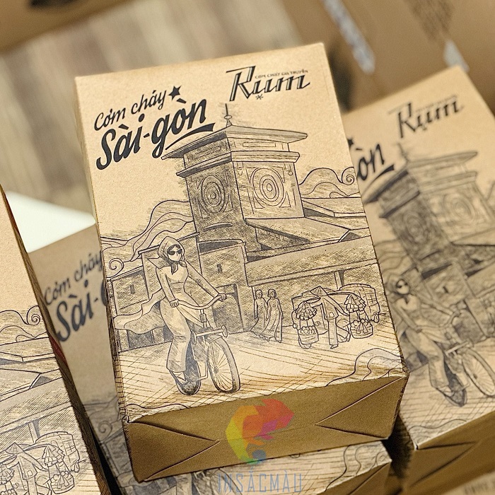 Hộp Giấy Đựng Cơm Cháy