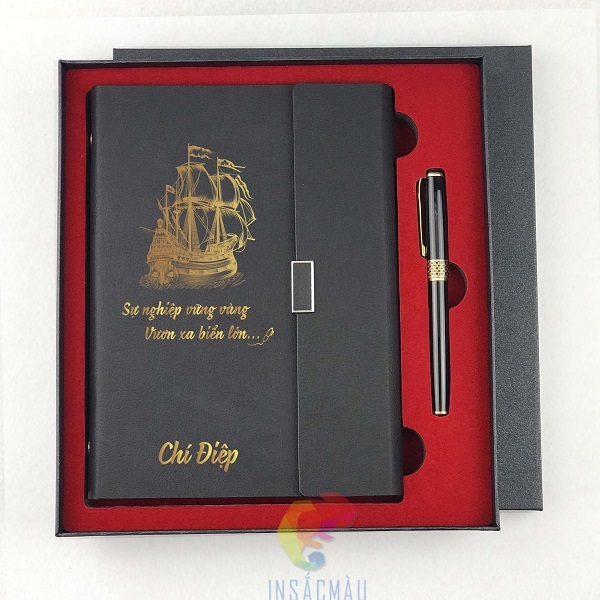 In Sổ Quà Tặng 12 Sổ tay quà tặng bìa da