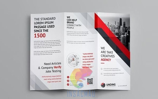 Mẫu tờ gấp công ty