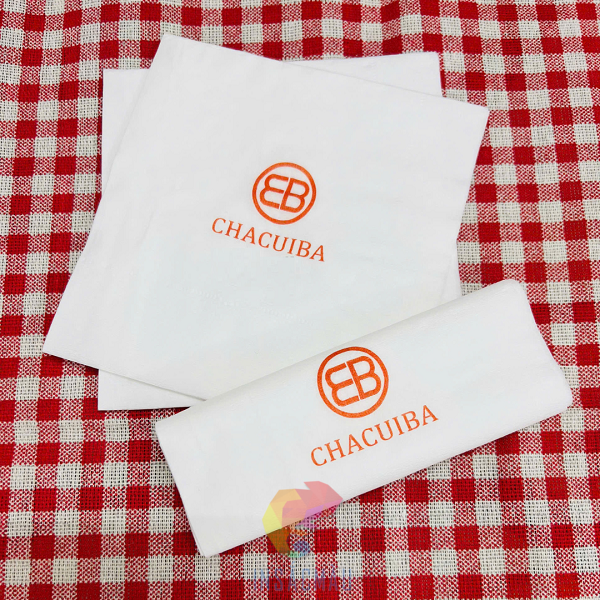 Mẫu giấy ăn in logo theo yêu cầu