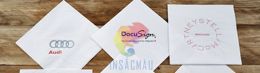 In khăn giấy khô theo yêu cầu, mọi số lượng, giá rẻ tại xưởng In Sắc Màu