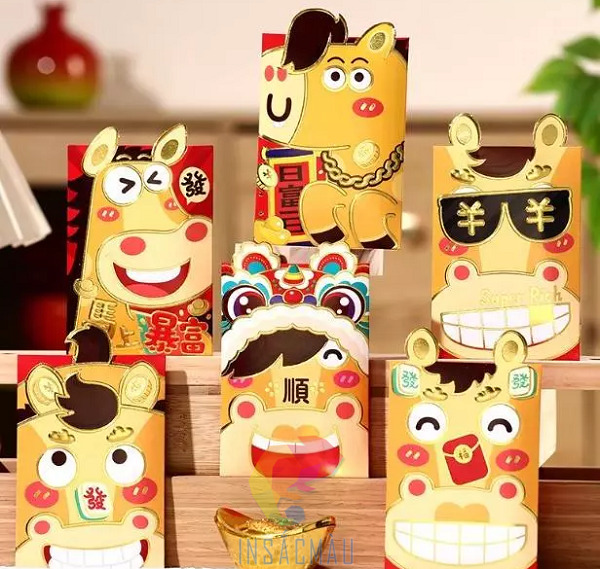 Mẫu bao lì xì đáng yêu