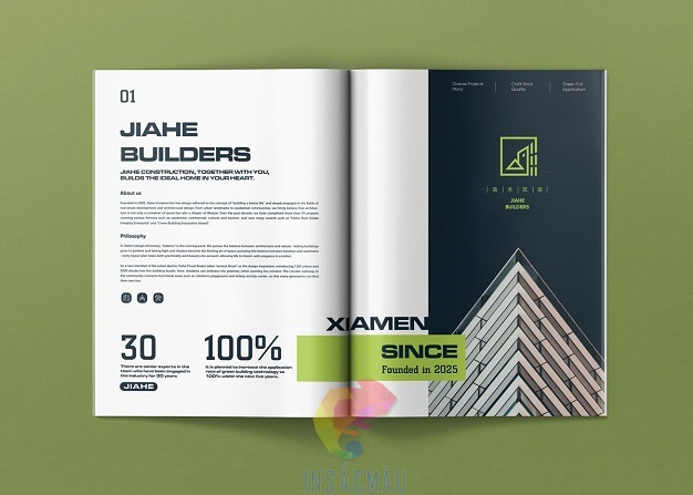 Mẫu hồ sơ năng lực công ty thiết kế dáng đứng