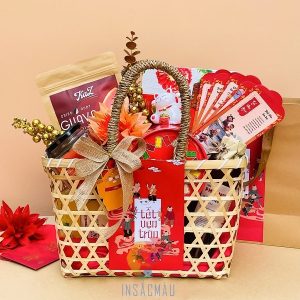 Tem Dán Giỏ Quà Tết