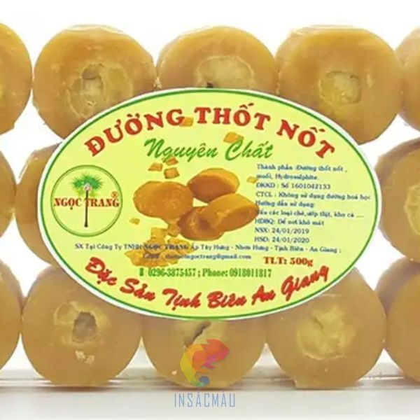 Xu hướng thiết kế tem nhãn đường thốt nốt hiện nay