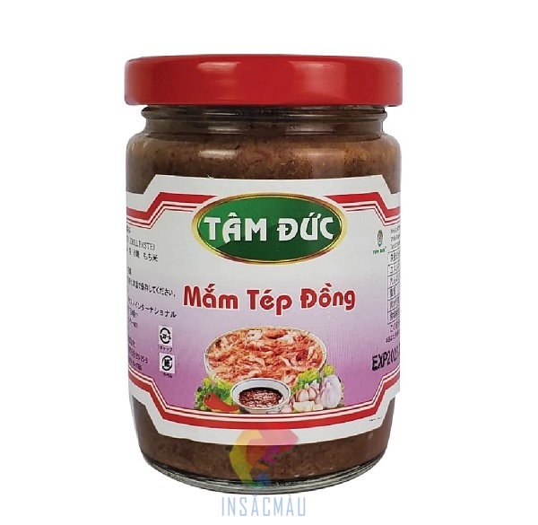 Mẫu tem mắm tép đồng