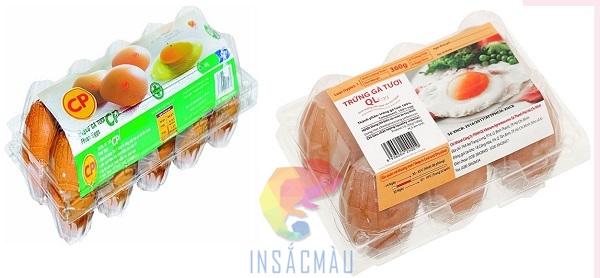 Các loại chất liệu in tem nhãn hộp trứng gà phổ biến