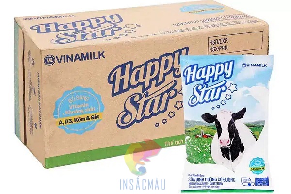 Mẫu thùng carton đựng sữa bịch