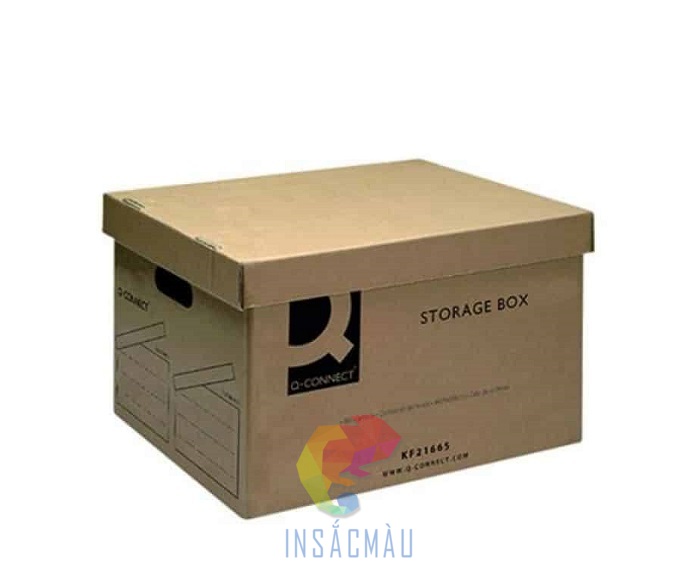 Mẫu thùng carton nắp rời thiết kế theo yêu cầu