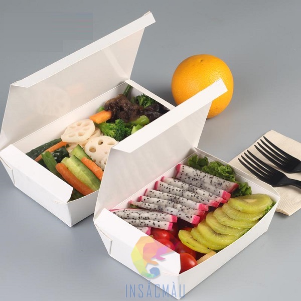 Mẫu bao bì đẹp dạng hộp đựng trái cây