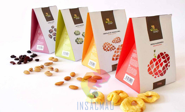 Mẫu bao bì đẹp dạng túi đựng kẹo