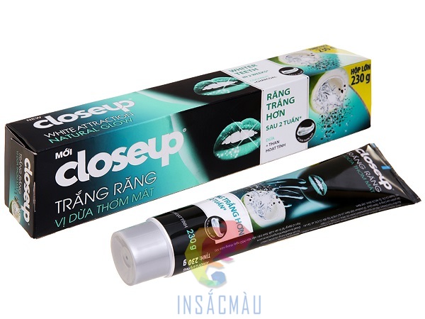 Mẫu bao bì hộp đựng kem đánh răng