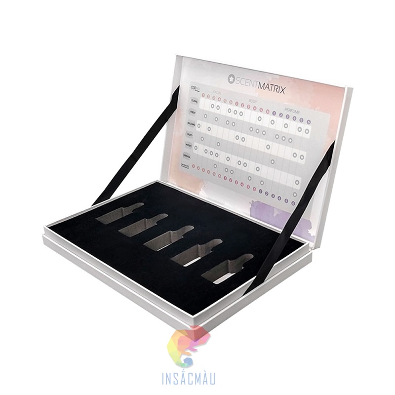 Mẫu hộp giấy đựng mỹ phẩm theo set