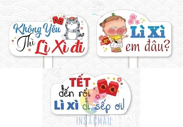 Các mẫu hashtag cầm tay cute, hài hước