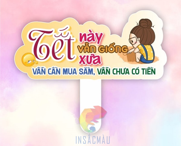 Mẫu hashtag Tết nội dung cute, hài hước