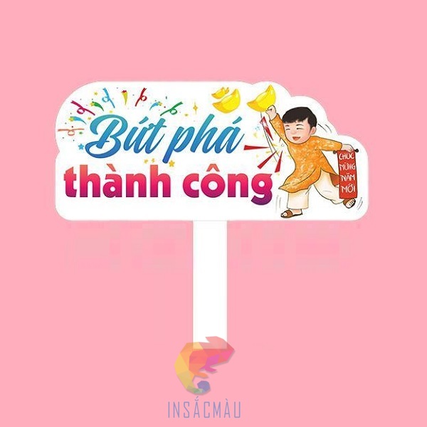 Mẫu hashtag tất niên cầm tay "Bứt phá thành công"