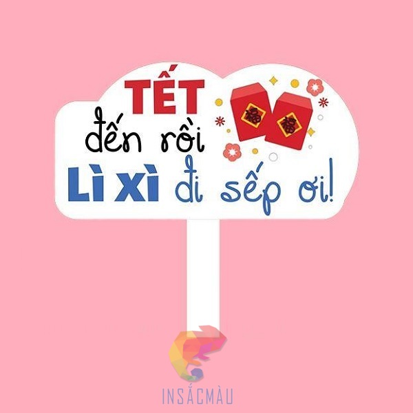 Mẫu hashtag cầm tay hài hước cho tiệc tất niên