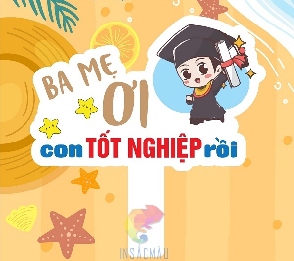 Mẫu hashtag "Ba mẹ ơi con tốt nghiệp rồi"