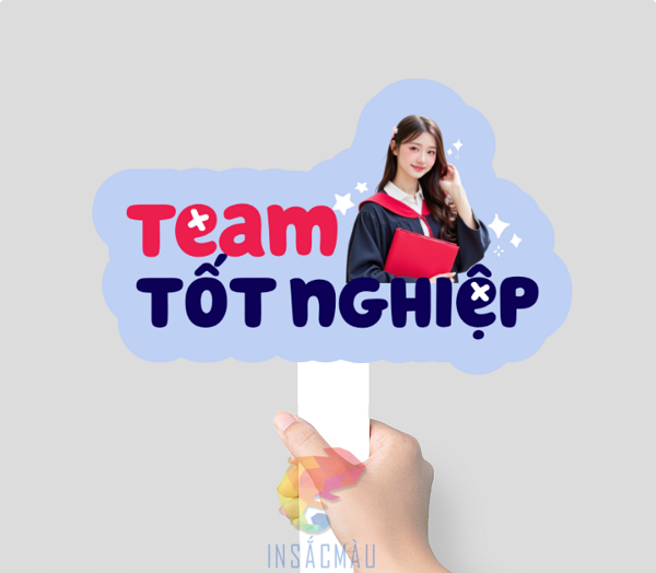 Mẫu hashtag tốt nghiệp thiết kế, in ấn theo yêu cầu