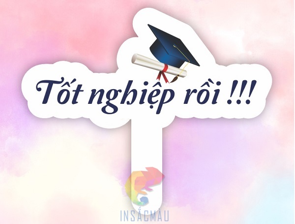 Mẫu hashtag tốt nghiệp thiết kế đơn giản