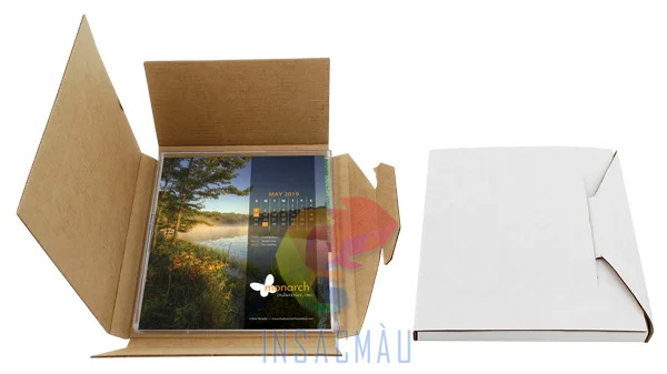 Mẫu hộp carton đựng lịch dáng gài