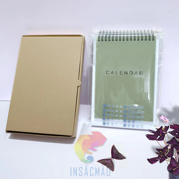 Mẫu hộp giấy carton đựng lịch Tết đẹp