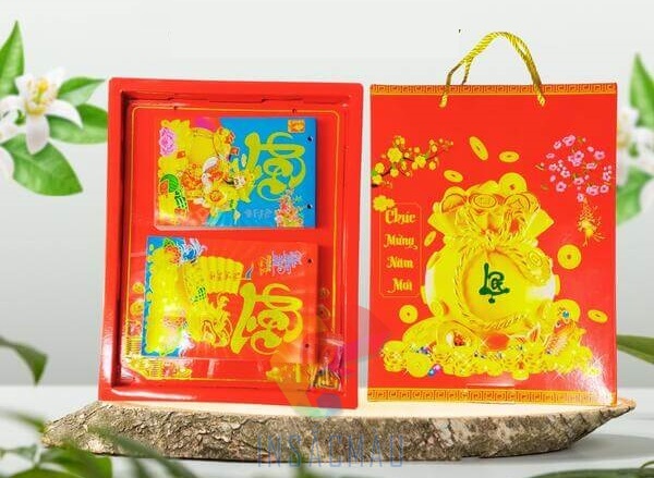 Mẫu hộp giấy đựng lịch bloc