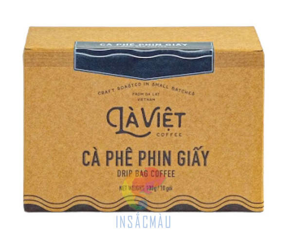 Mẫu bao bì cà phê thương hiệu Là Việt