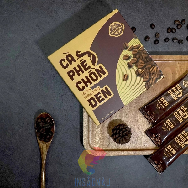 Mẫu bao bì hộp đựng cà phê chồn đặc sản