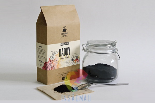 Mẫu bao bì túi đựng cà phê rang xay