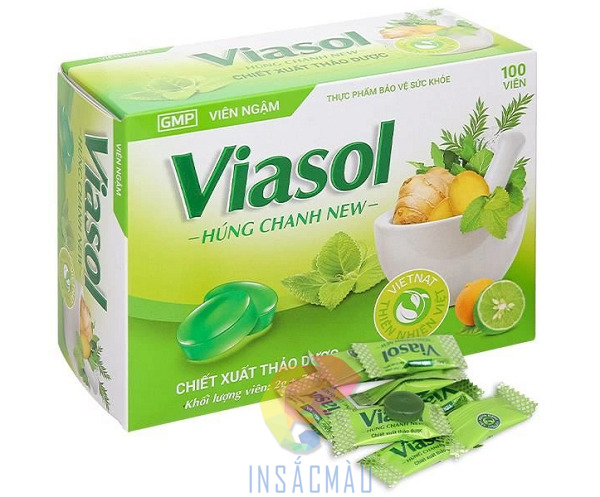 Mẫu hộp đựng kẹo ngậm ho