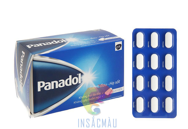 Mẫu hộp đựng thuốc Panadol