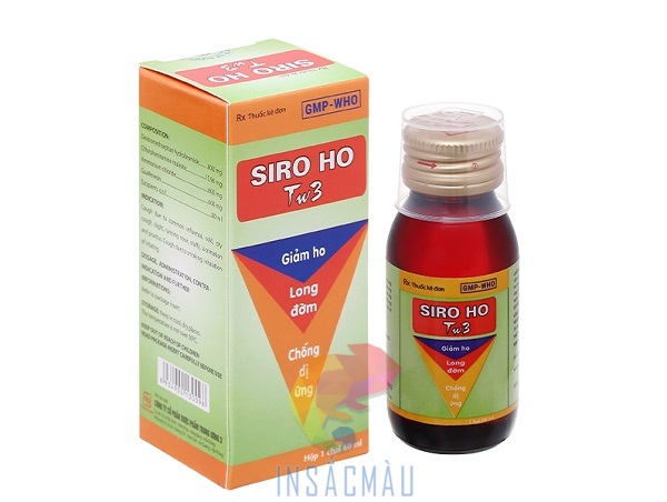 Mẫu hộp đựng siro ho