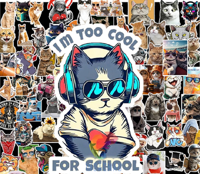 Các mẫu sticker dán laptop cute