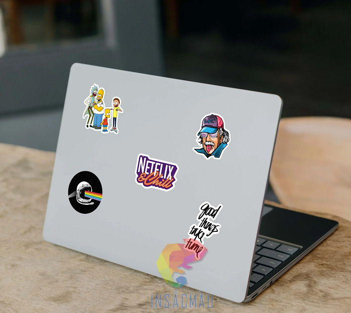 Sticker dán laptop thiết kế theo yêu cầu