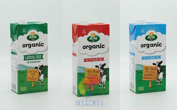 Mẫu bao bì hộp giấy đựng sữa tươi