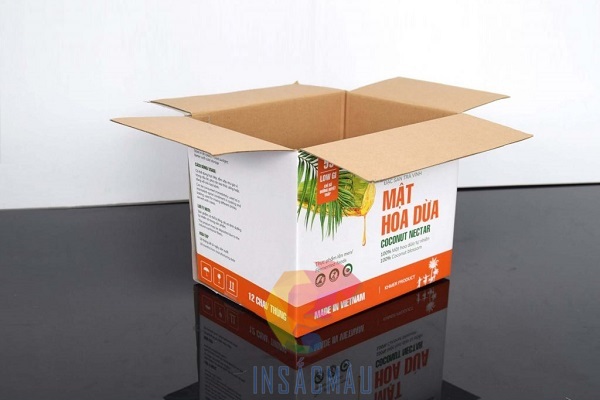 Mẫu thùng giấy carton 3 bồi couche, cán màng cao cấp