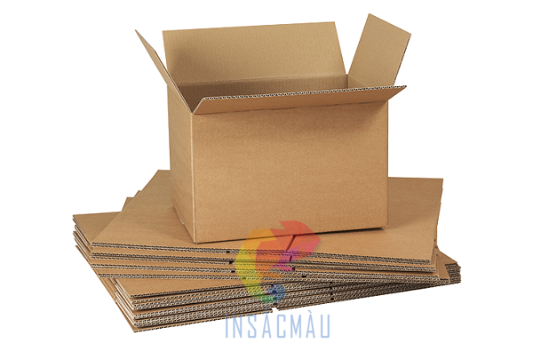Mẫu thùng giấy carton 3 trơn