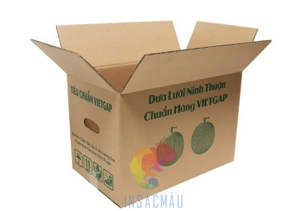 Mẫu thùng carton 3 lớp đựng trái cây
