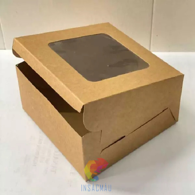 Các kiểu hộp giấy đựng bánh bông lan thông dụng