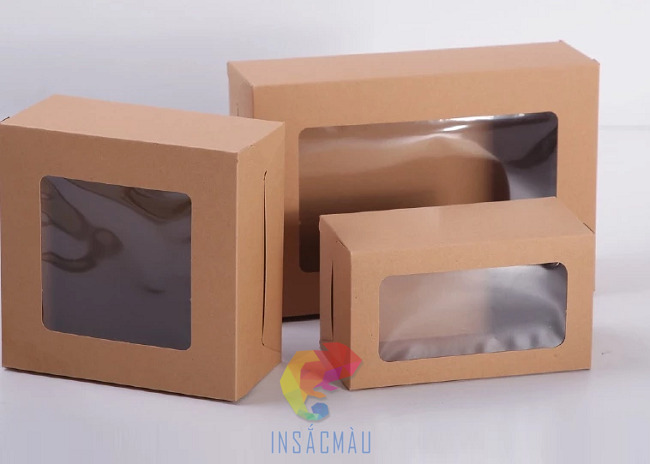 Hộp đựng bánh bông lan được làm từ chất liệu gì?