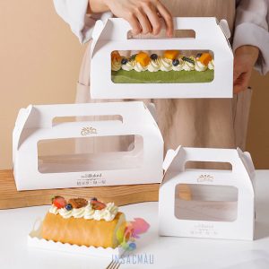 Hộp Giấy Đựng Bánh Bông Lan