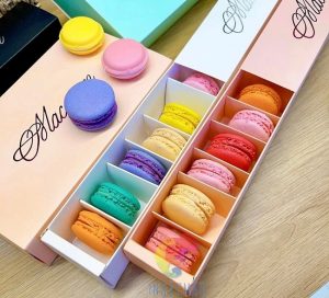 Hộp Giấy Đựng Bánh Macaron